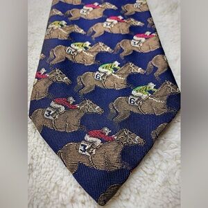 Vintage tie with racehorse’s. Talbot’s, sold by Rhodes in Louisville, KY.